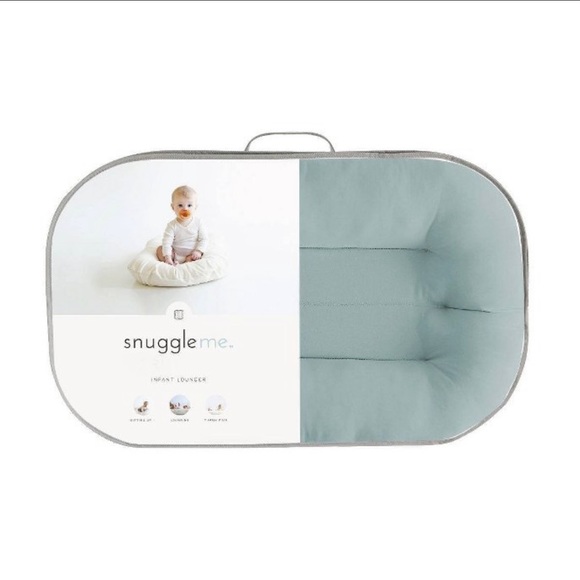 Snuggle Me Organic Infant Lounger Slate IN BOX - Picture 2 of 11